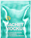 Metallic Sachet Mockup