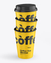 Paper Coffee Cups Mockup