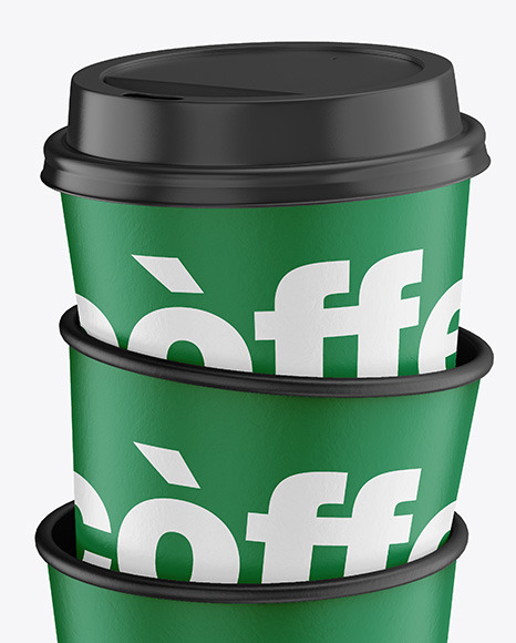 Paper Coffee Cups Mockup