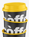 Paper Coffee Cups Mockup