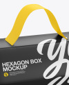 Hexagon Paper Box Mockup