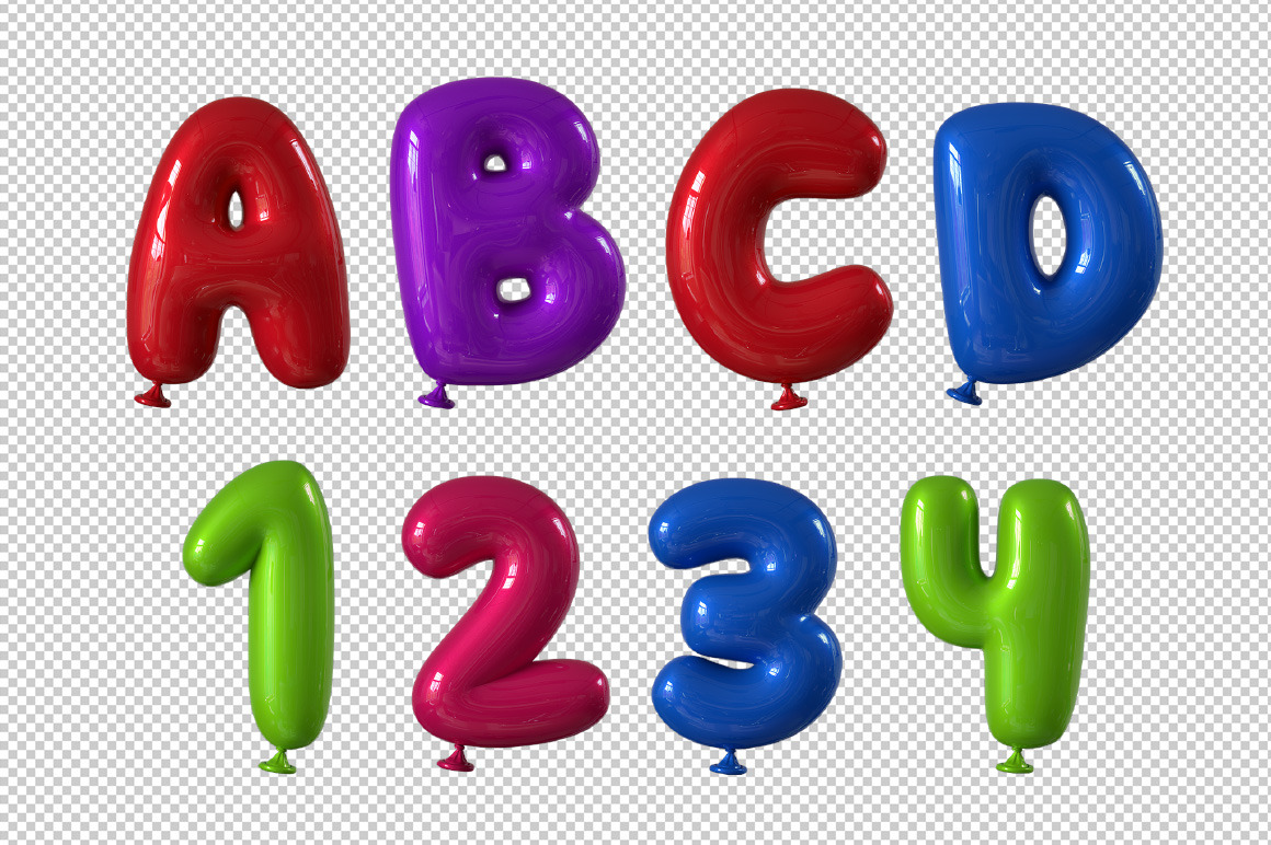 Happy Balloons Font Happy Balloons Font
