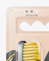 Kraft Toothbrush Blister Pack Mockup