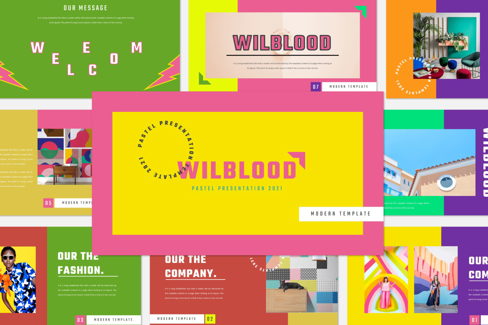 WILBLOOD Powerpoint Template WILBLOOD Powerpoint Template