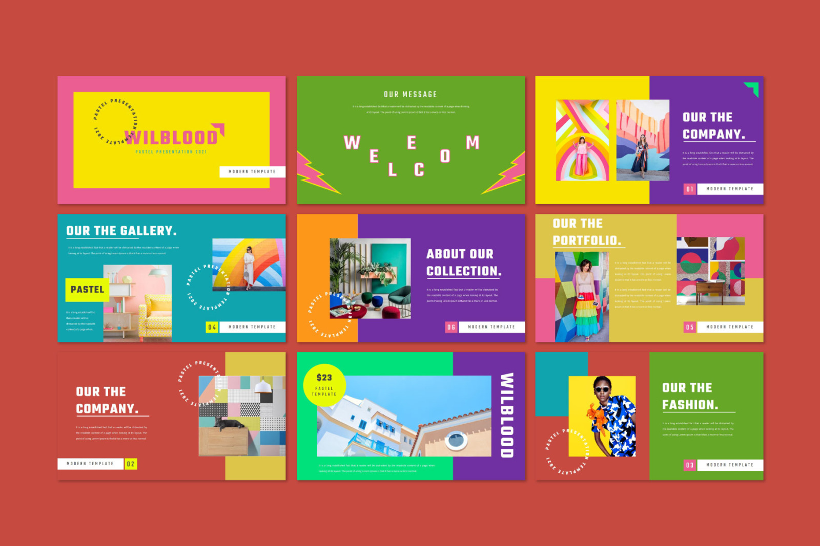 WILBLOOD Powerpoint Template WILBLOOD Powerpoint Template