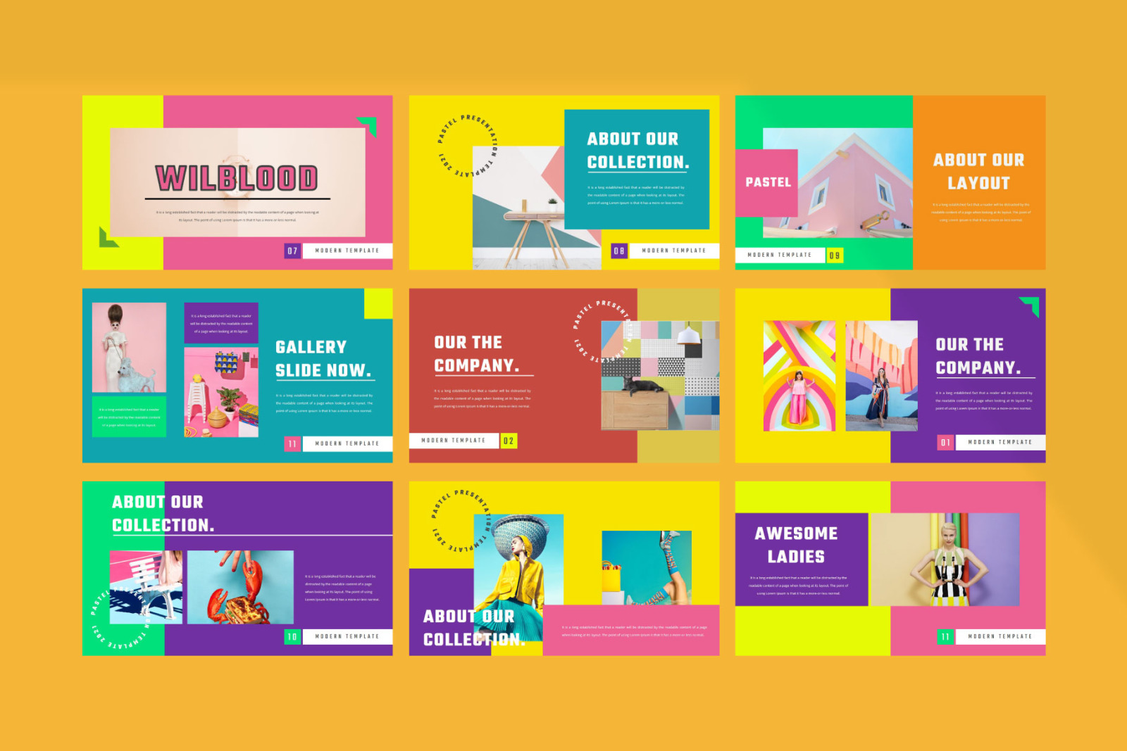 WILBLOOD Powerpoint Template WILBLOOD Powerpoint Template