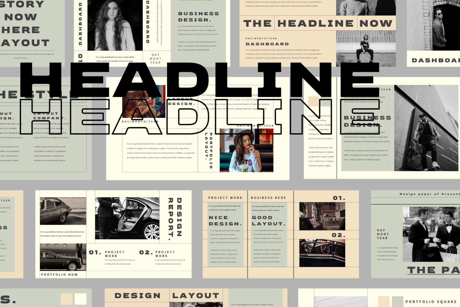 HEADLINE Powerpoint Template