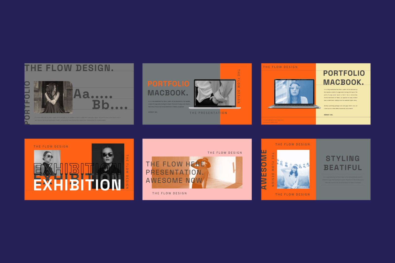 THE FLOW Powerpoint Template THE FLOW Powerpoint Template