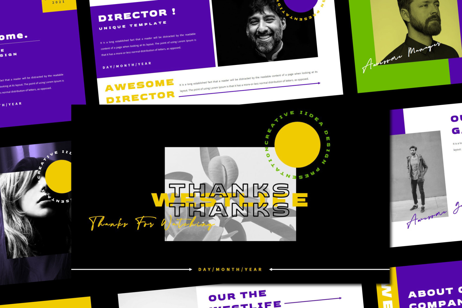 WESTLIFE Powerpoint Template WESTLIFE Powerpoint Template
