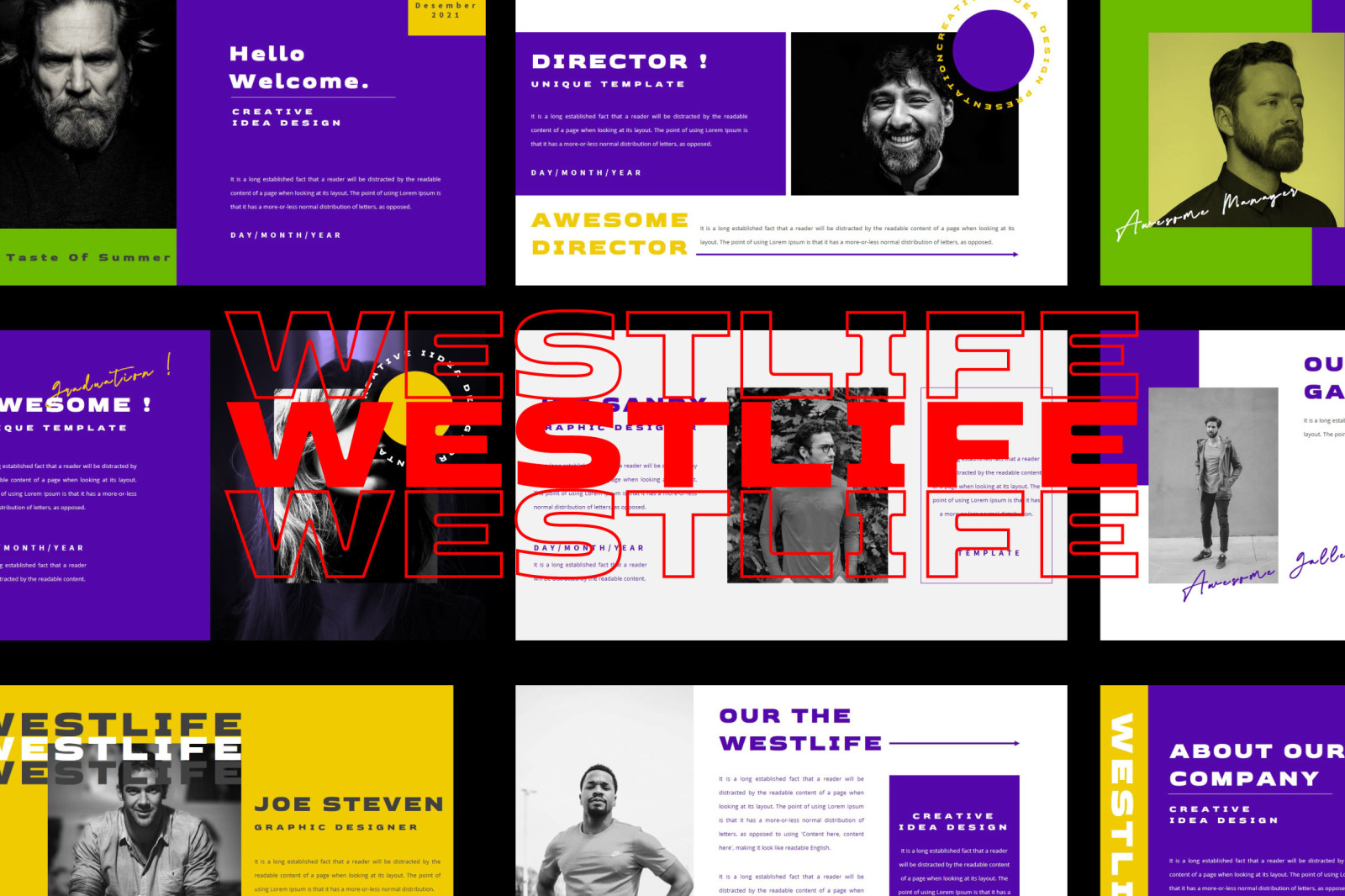 WESTLIFE Keynote Template WESTLIFE Keynote Template