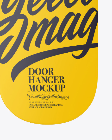 Door Hanger Mockup