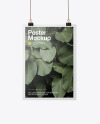 Textured Poster A4 w/ Pins Mockup