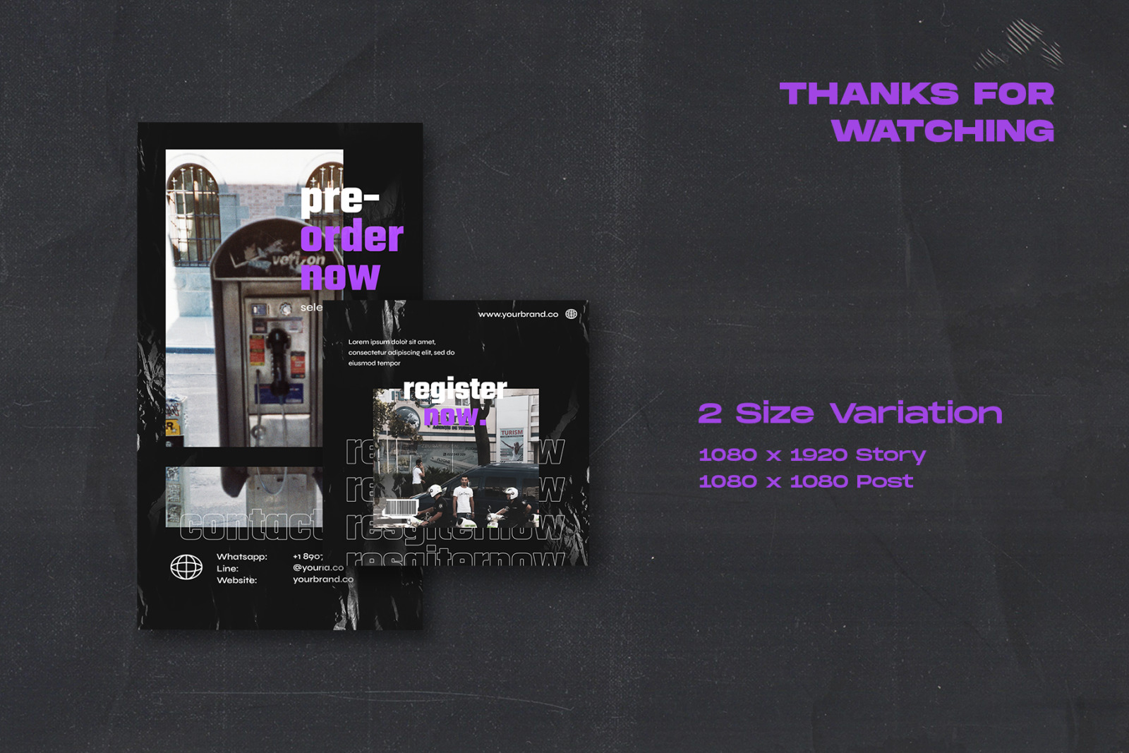 Pearce - Instagram Stories & Post Template Pearce - Instagram Stories & Post Template