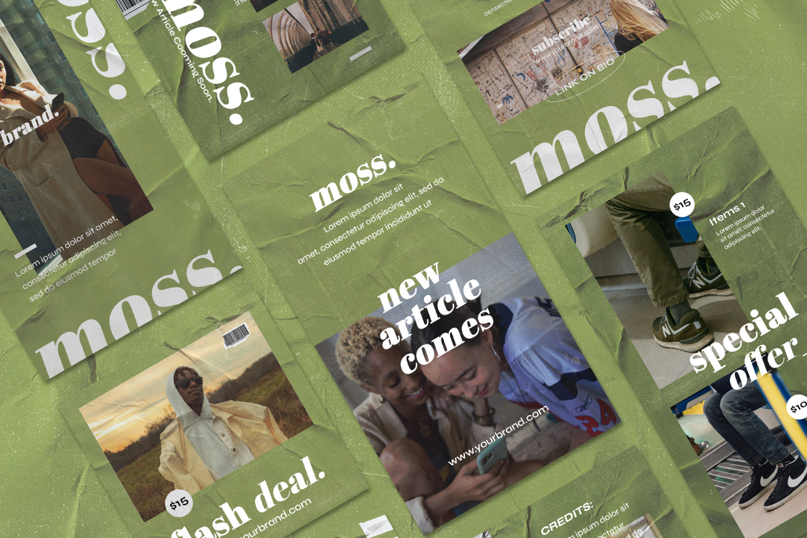 Moss - Instagram Stories & Post Template Moss - Instagram Stories & Post Template