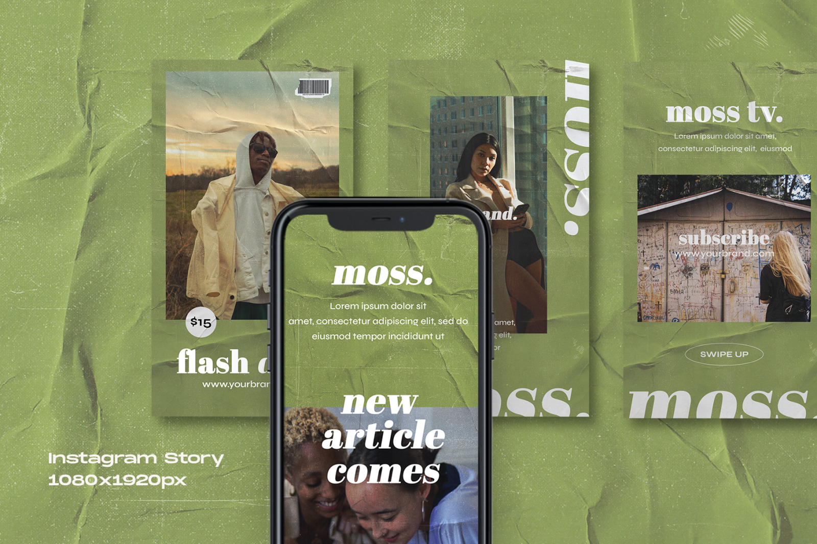 Moss - Instagram Stories & Post Template Moss - Instagram Stories & Post Template