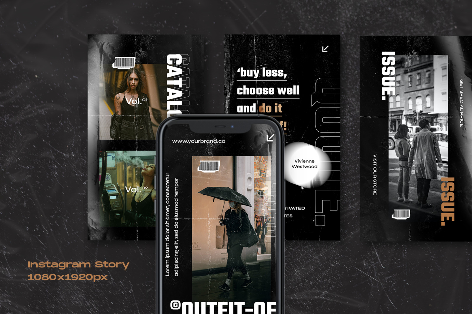 Bruce - Instagram Stories & Post Template Bruce - Instagram Stories & Post Template