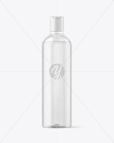 Clear Cosmetic Bottle Mockup