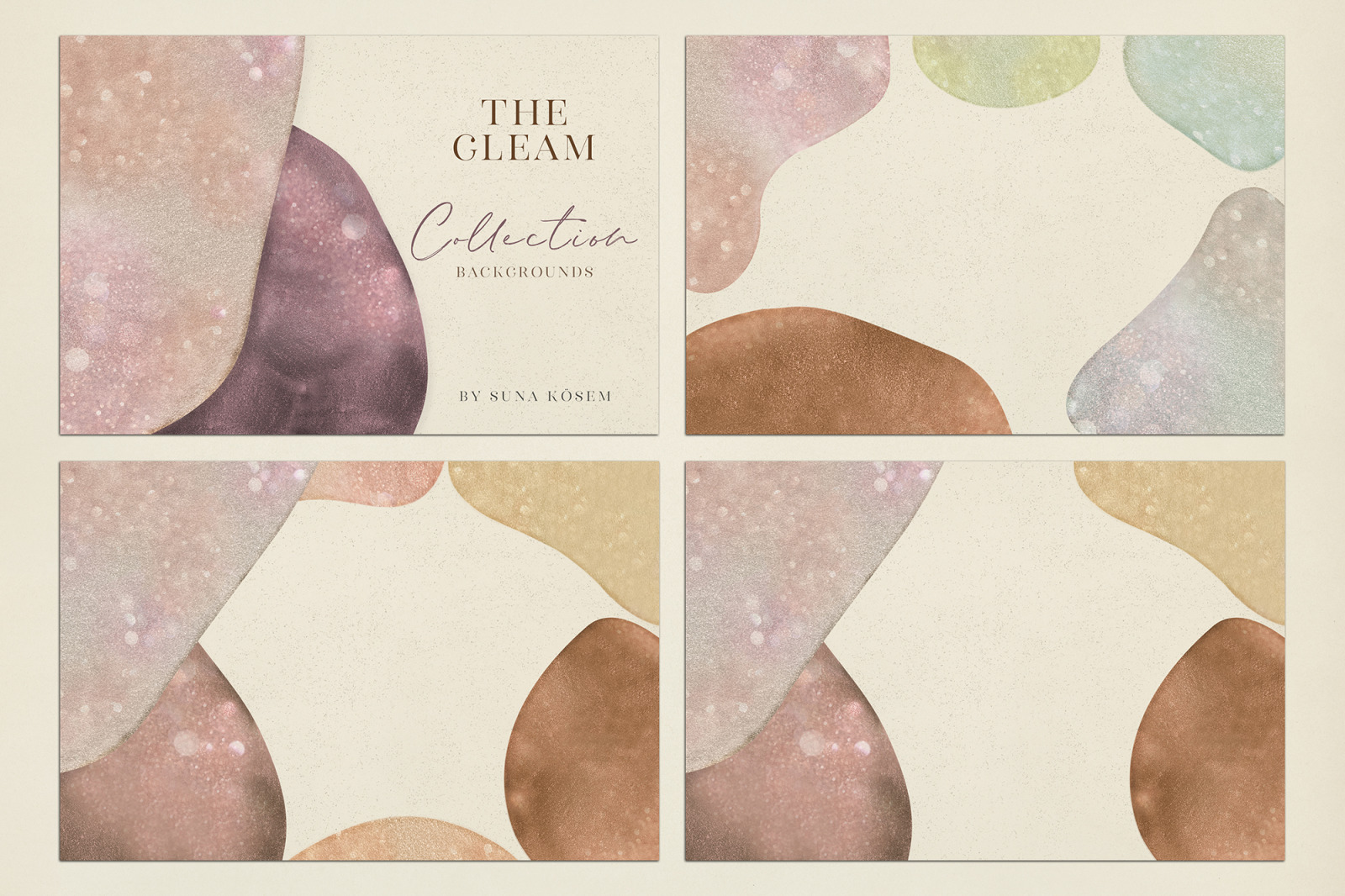 THE GLEAM WATERCOLOR SHAPES