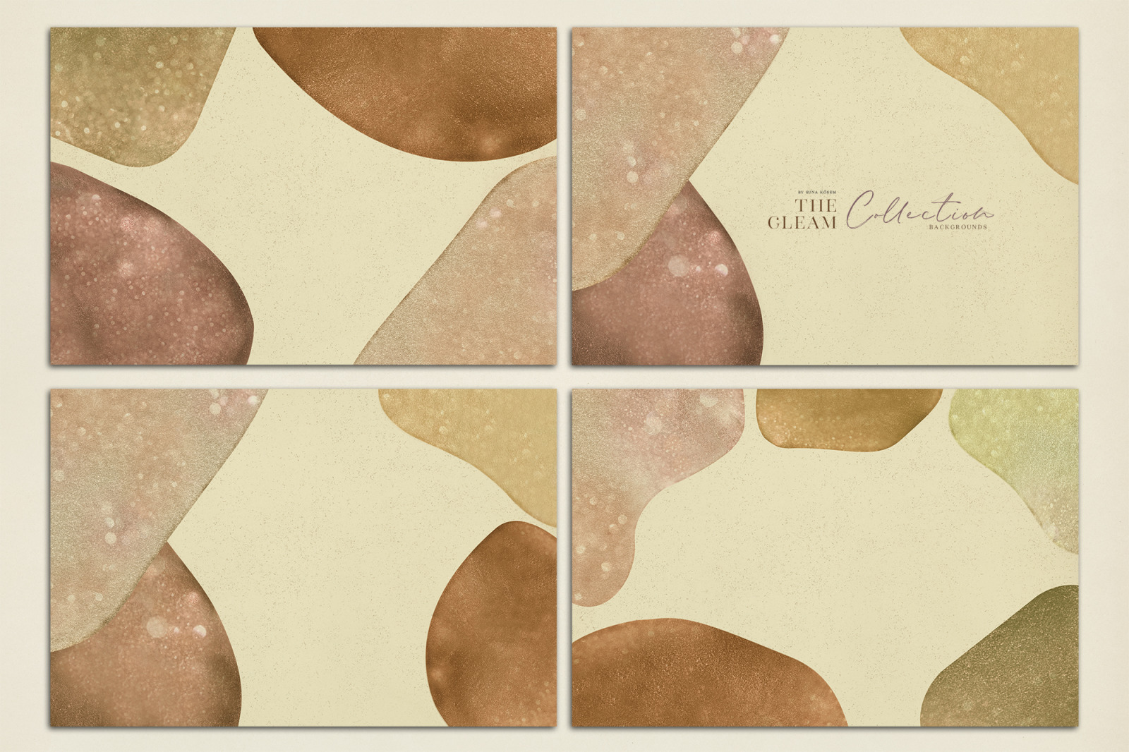 THE GLEAM WATERCOLOR SHAPES