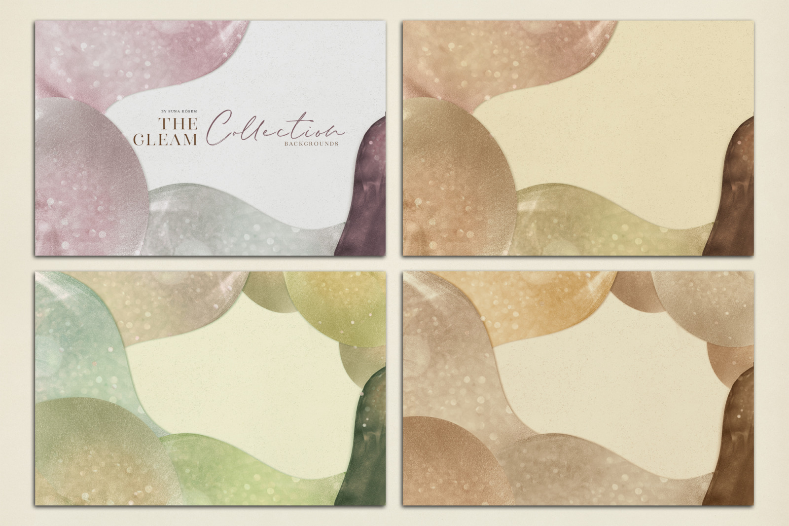THE GLEAM WATERCOLOR SHAPES THE GLEAM WATERCOLOR SHAPES