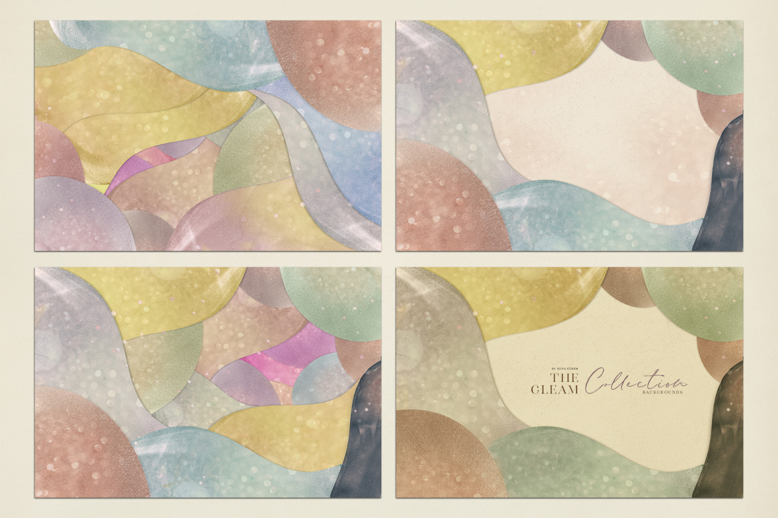 THE GLEAM WATERCOLOR SHAPES THE GLEAM WATERCOLOR SHAPES
