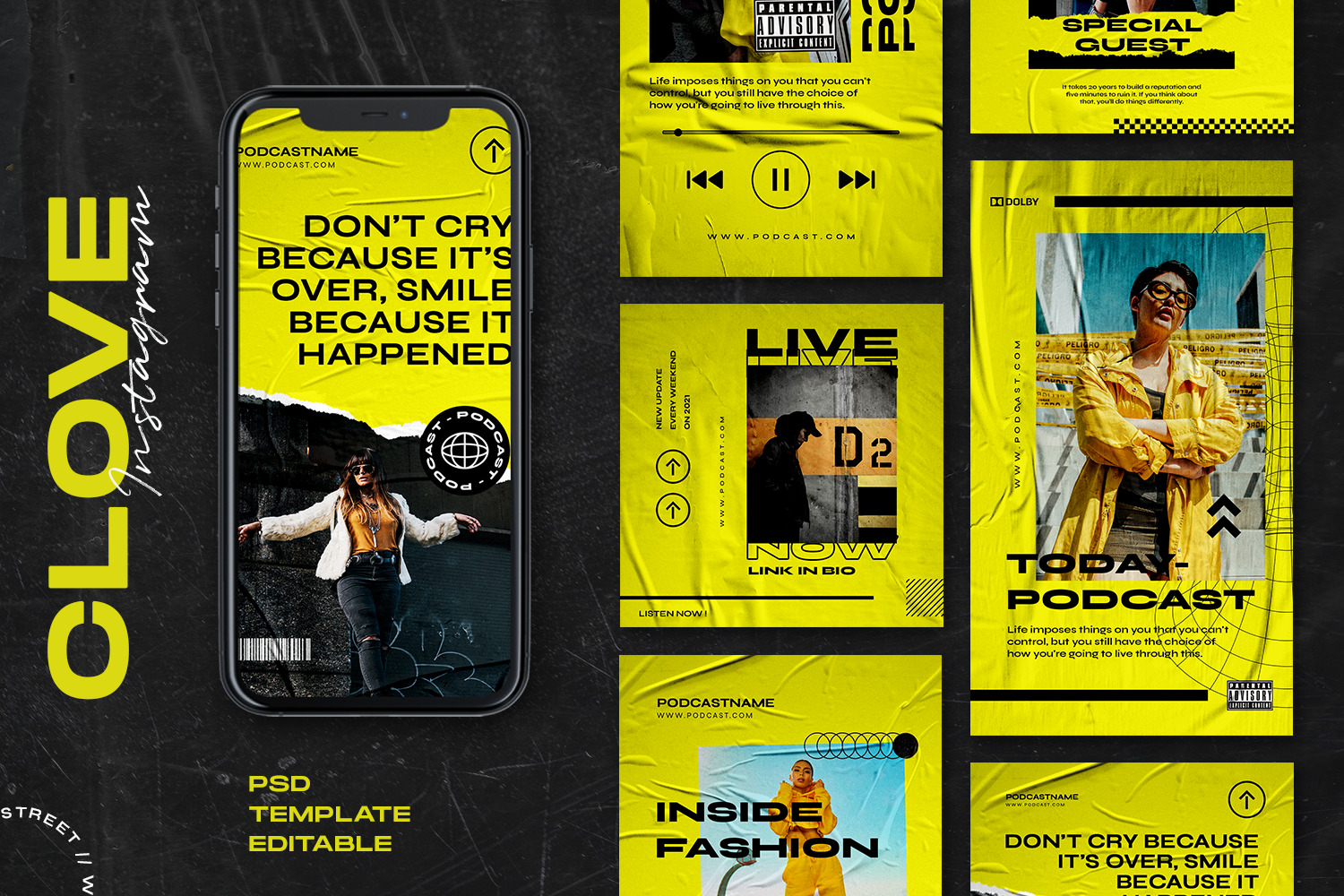 Clove - Instagram Stories & Post Template Clove - Instagram Stories & Post Template