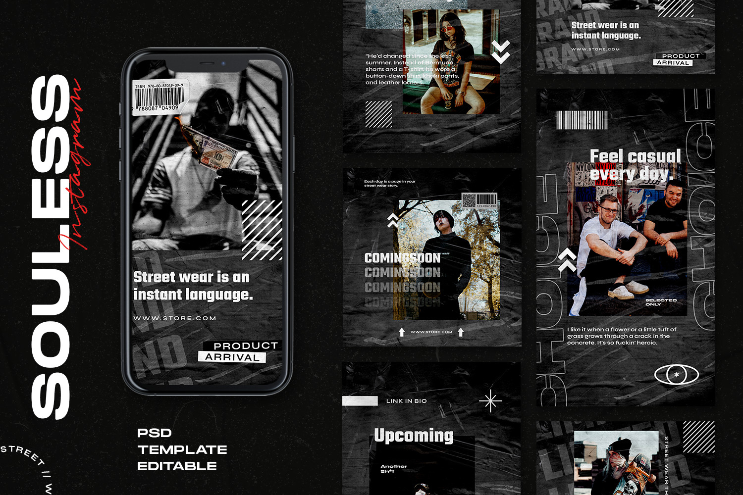Souless - Instagram Stories & Post Template Souless - Instagram Stories & Post Template