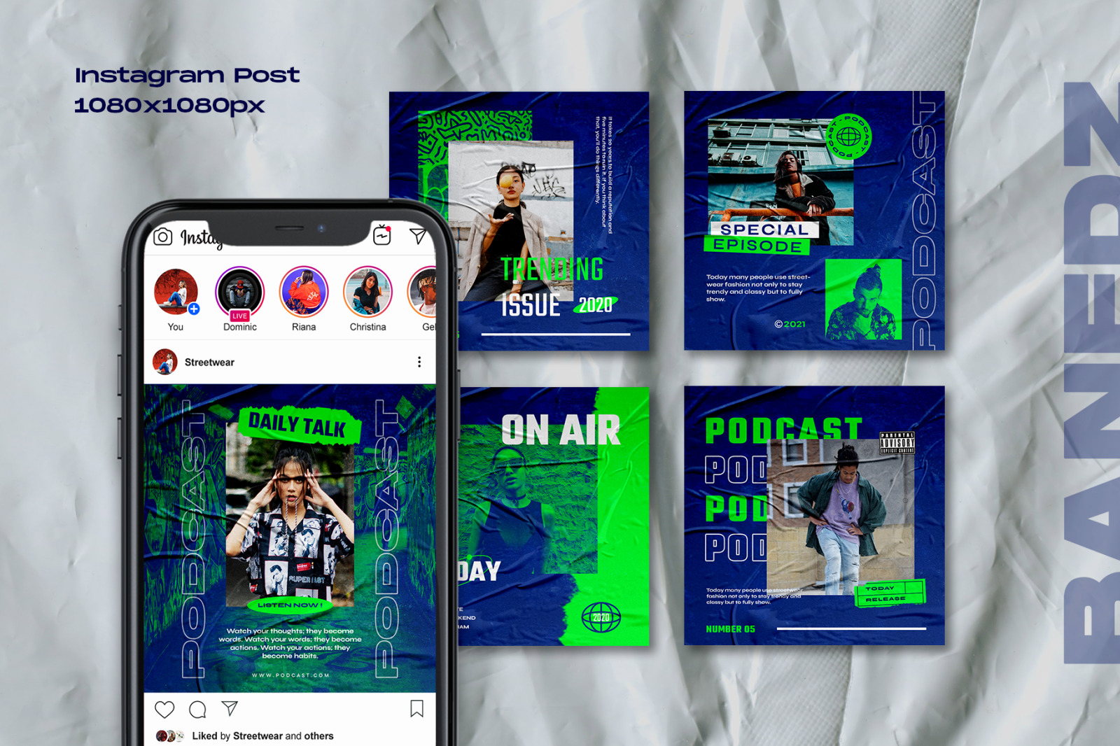 Banedz - Instagram Stories & Post Template Banedz - Instagram Stories & Post Template