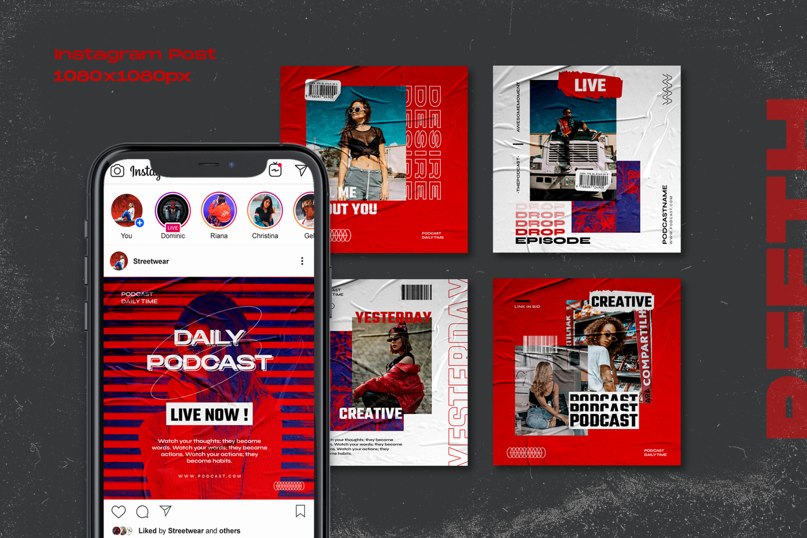 Reeth - Instagram Stories & Post Template Reeth - Instagram Stories & Post Template
