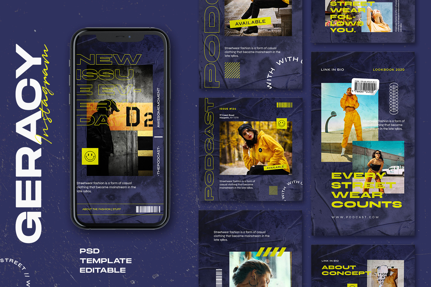 Geracy - Instagram Stories &amp; Post Template