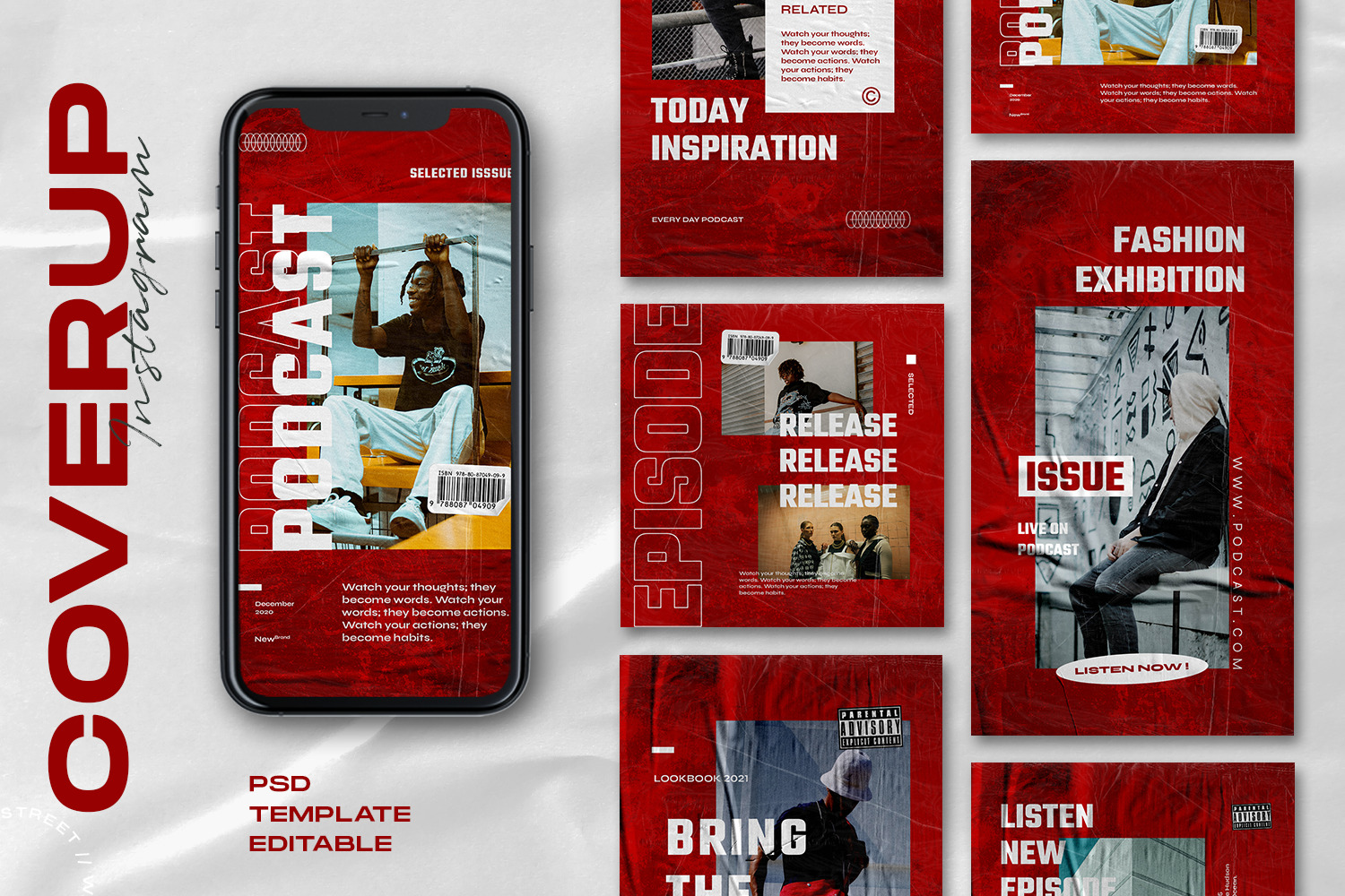 Coverup - Instagram Stories & Post Template Coverup - Instagram Stories & Post Template