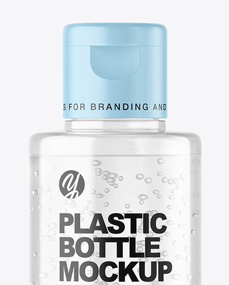 Clear Cosmetic Bottle Mockup