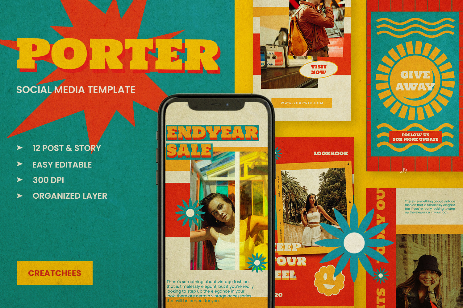 Porter - Retro Instagram Stories & Post Porter - Retro Instagram Stories & Post