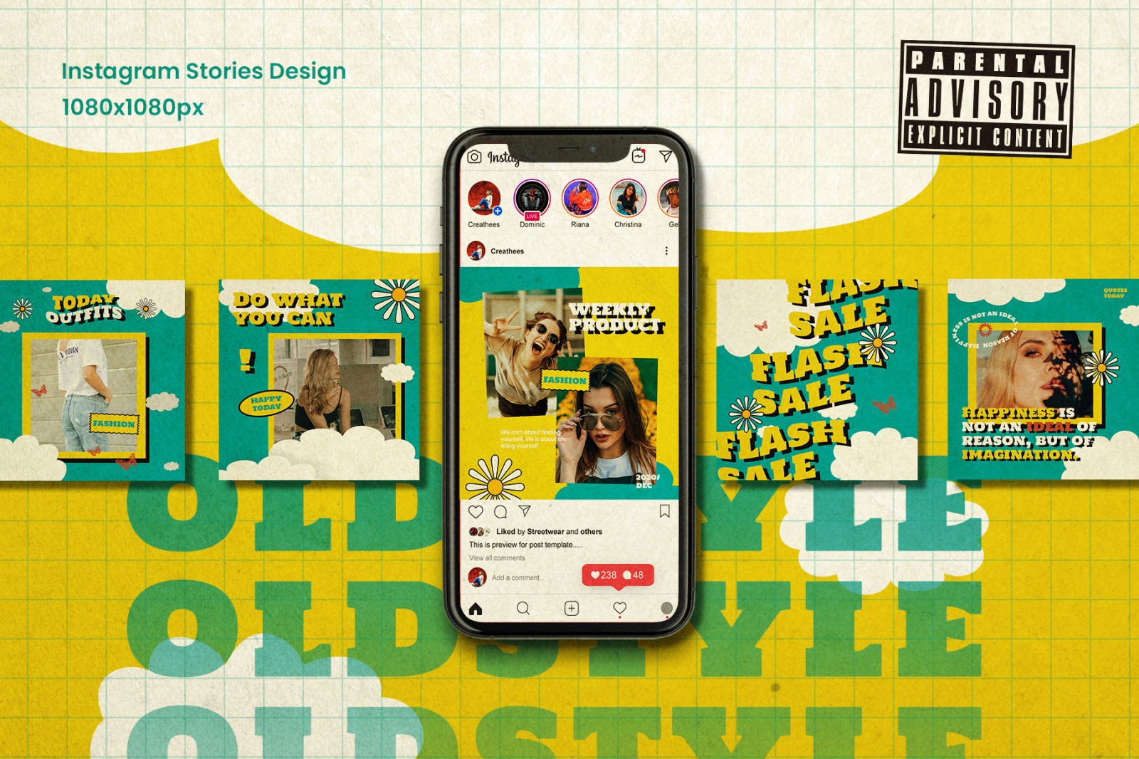 Flaw - Retro Instagram Stories & Post Flaw - Retro Instagram Stories & Post