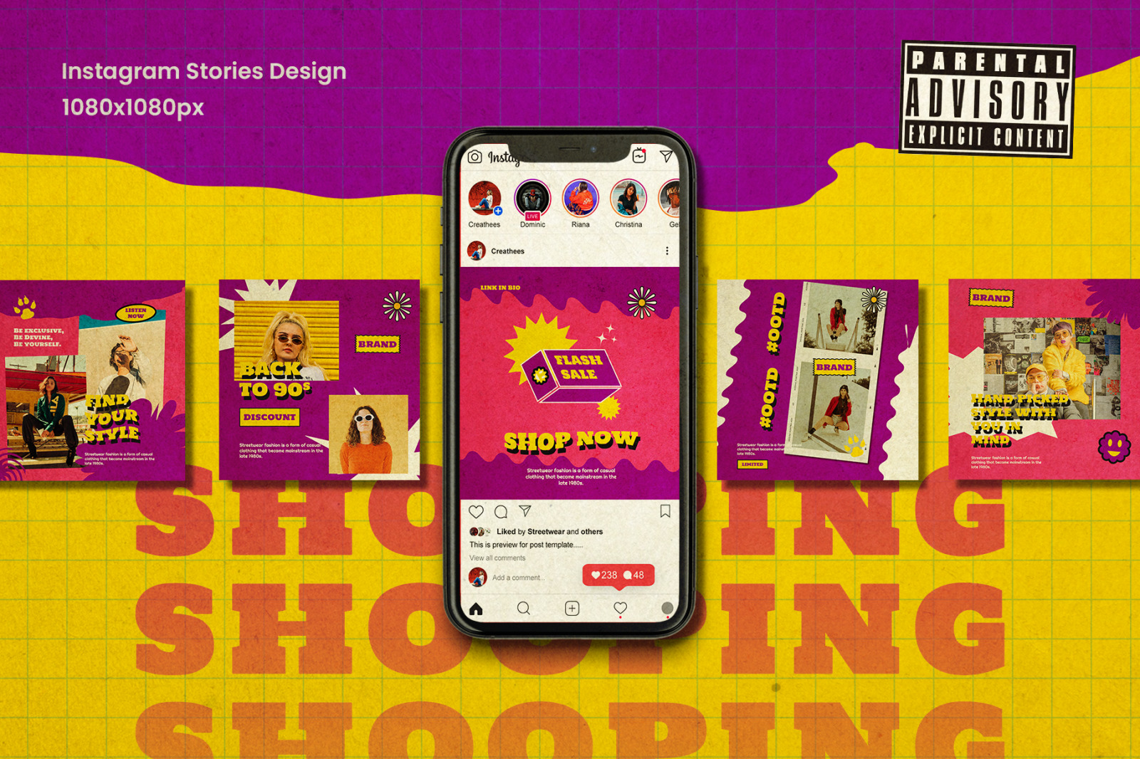 Pinkz - Retro Instagram Stories & Post Pinkz - Retro Instagram Stories & Post