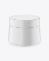 Plastic Cosmetic Jar Mockup