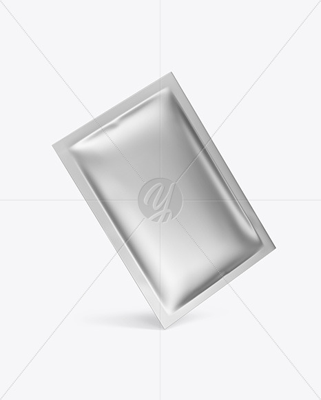 Metallic Sachet Mockup