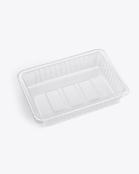 Transparent Tray Mockup