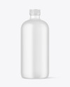 Frosted Glass Bottle Mockup