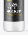 Frosted Glass Bottle Mockup