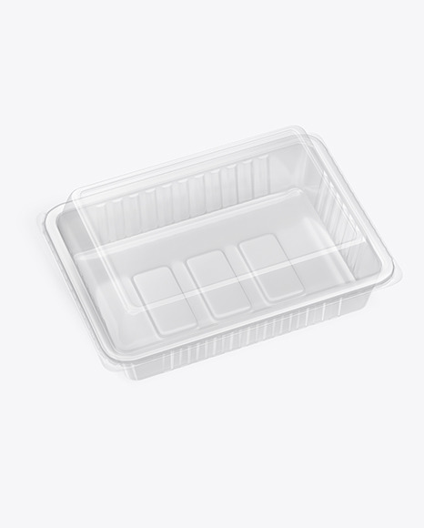 Transparent Tray Mockup