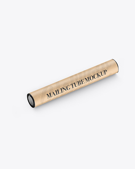 Kraft Mailing Tube Mockup