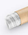 Kraft Mailing Tube Mockup