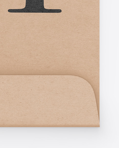 Kraft Paper Envelope With String Mockup