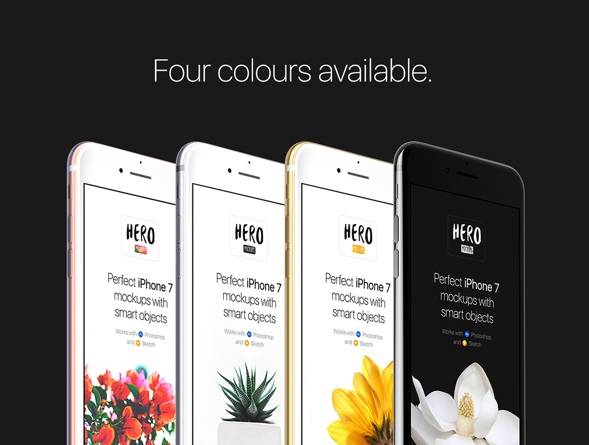 HERO iPhone 7 Mockups HERO iPhone 7 Mockups