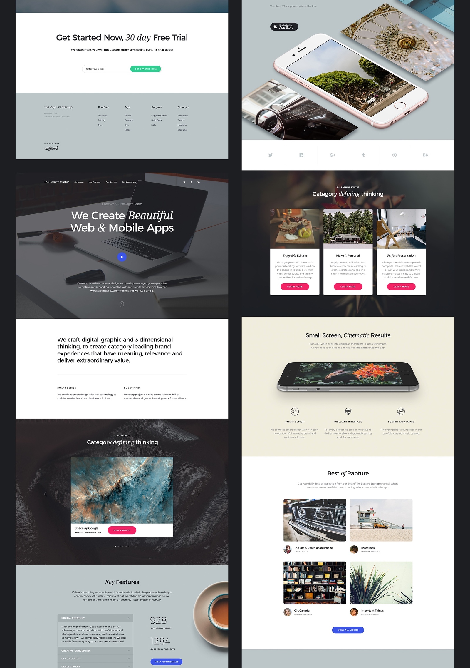 The Rapture Startup UI Kit