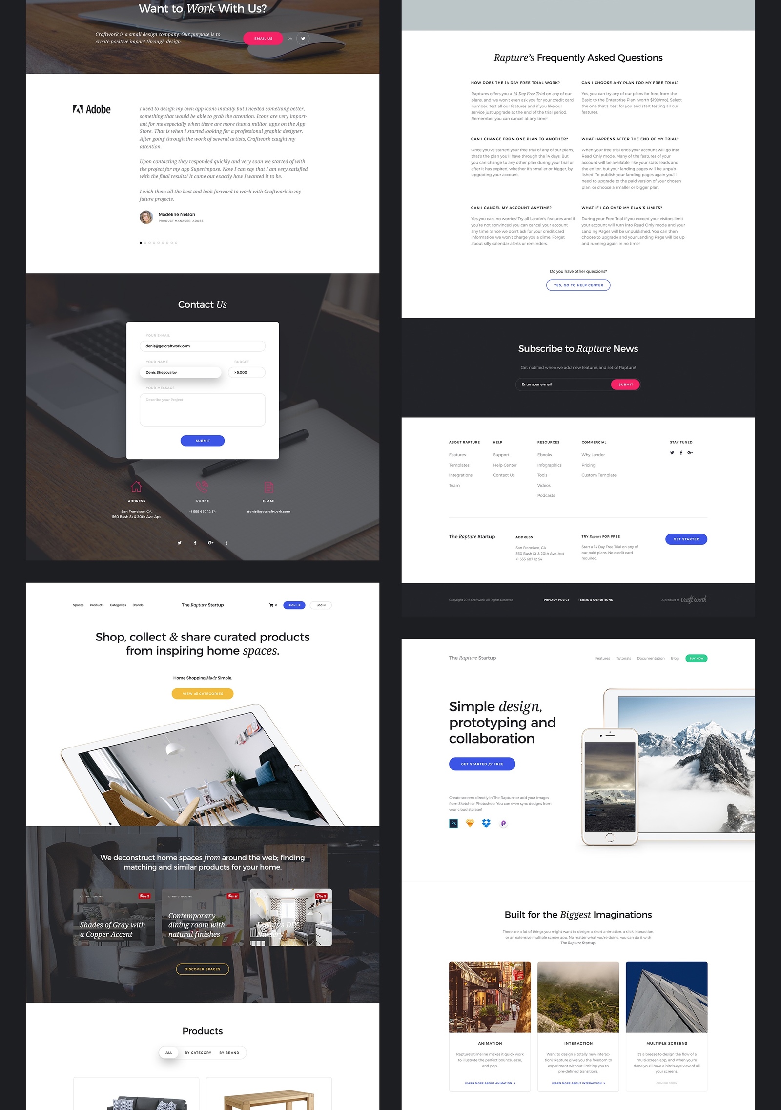 The Rapture Startup UI Kit