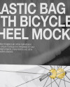 Plastic Bag With Bicycle Wheel Mockup - Half Side View