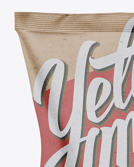 Kraft Snack Bag Mockup
