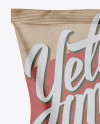 Kraft Snack Bag Mockup